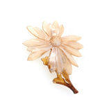 French Art Nouveau Flower Brooch-Charlotte Sayers Antique Jewellery