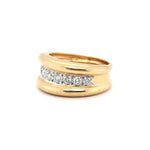 French Diamond Band Ring-Charlotte Sayers Antique Jewellery