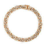 French Diamond and Gold Bracelet-Charlotte Sayers Antique Jewellery