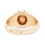 French Rose Cut Diamond Gents Ring-Charlotte Sayers Antique Jewellery