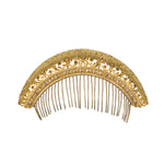 French Tiara Comb with Pearls-Charlotte Sayers Antique Jewellery