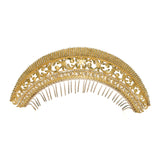 French Tiara Comb with Pearls-Charlotte Sayers Antique Jewellery