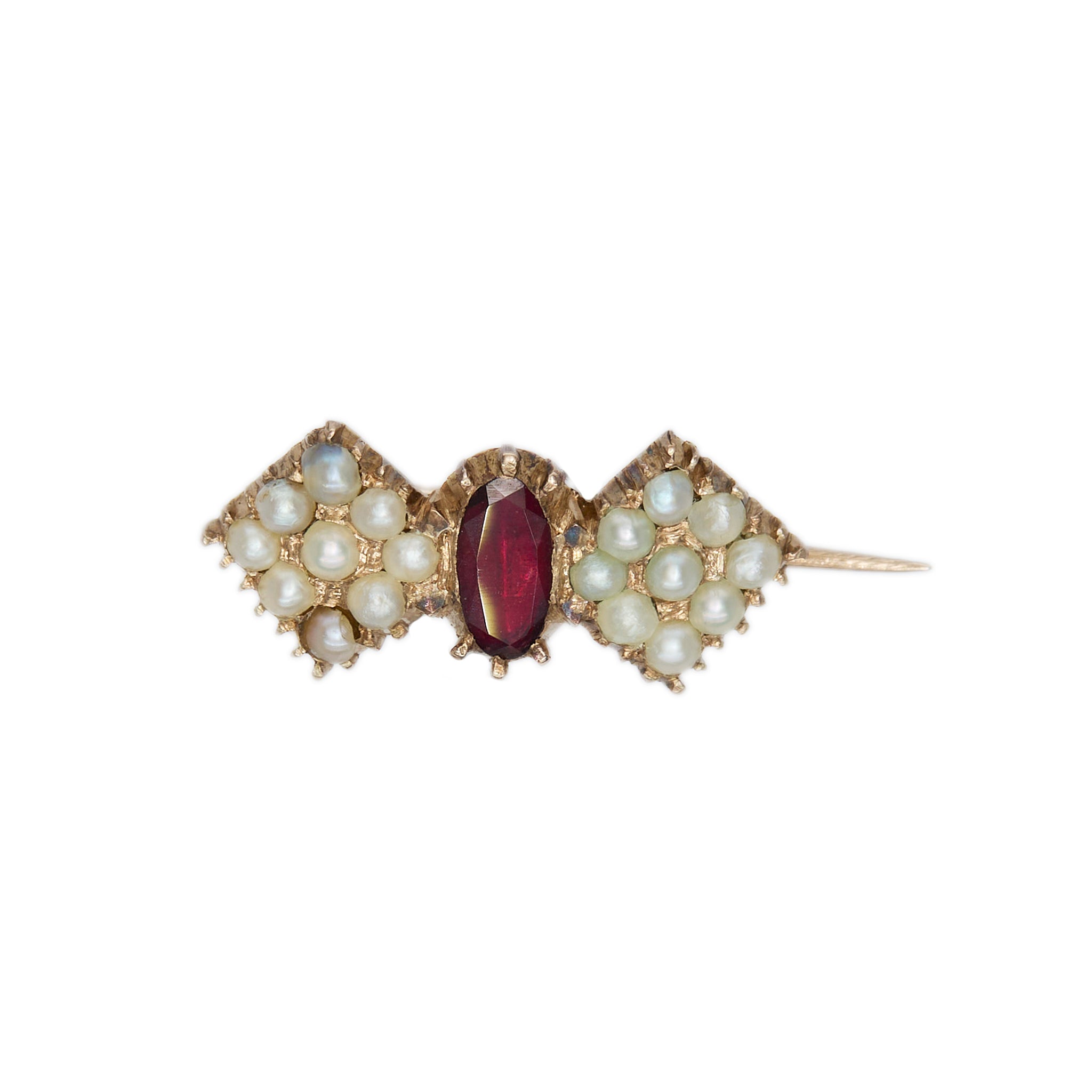 Garnet Pearl Suite-Charlotte Sayers Antique Jewellery