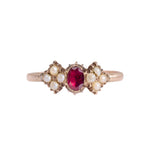 Garnet Pearl Suite-Charlotte Sayers Antique Jewellery