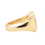 Garrad 18ct Gold Dragon Signet Ring-Charlotte Sayers Antique Jewellery