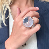 Georg Jensen 1970's Silver Ring-Charlotte Sayers Antique Jewellery