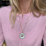 Georg Jensen Daisy Pendant-Charlotte Sayers Antique Jewellery