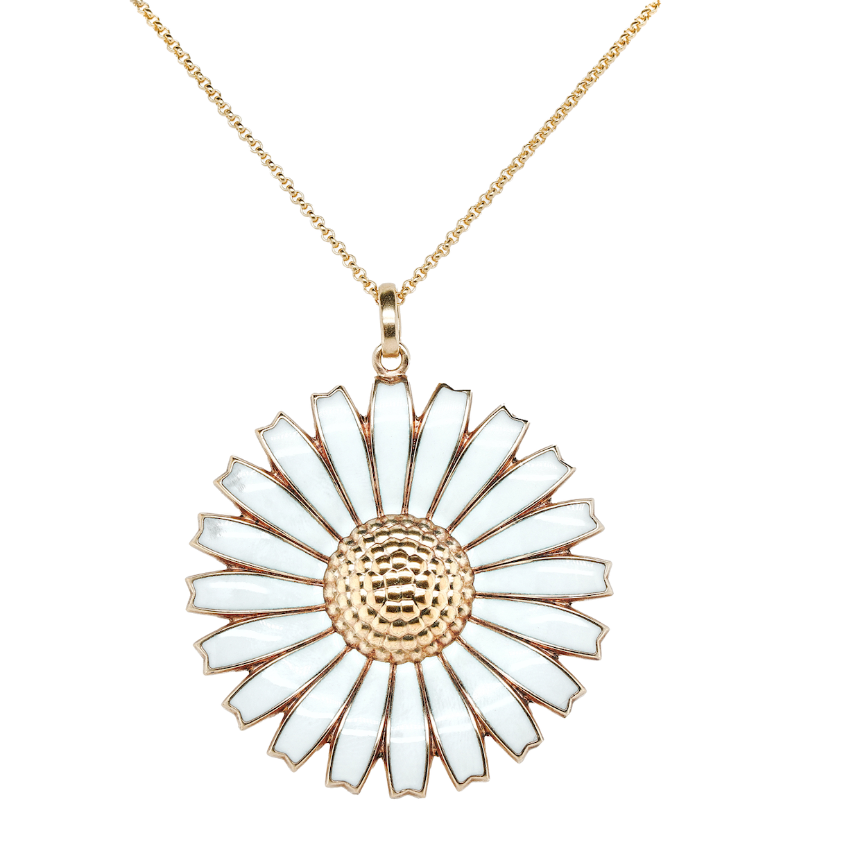 Georg Jensen Daisy Pendant-Charlotte Sayers Antique Jewellery