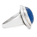 Georg Jensen Lapis Lazuli Ring-Charlotte Sayers Antique Jewellery