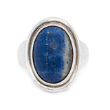 Georg Jensen Lapis Lazuli Ring-Charlotte Sayers Antique Jewellery