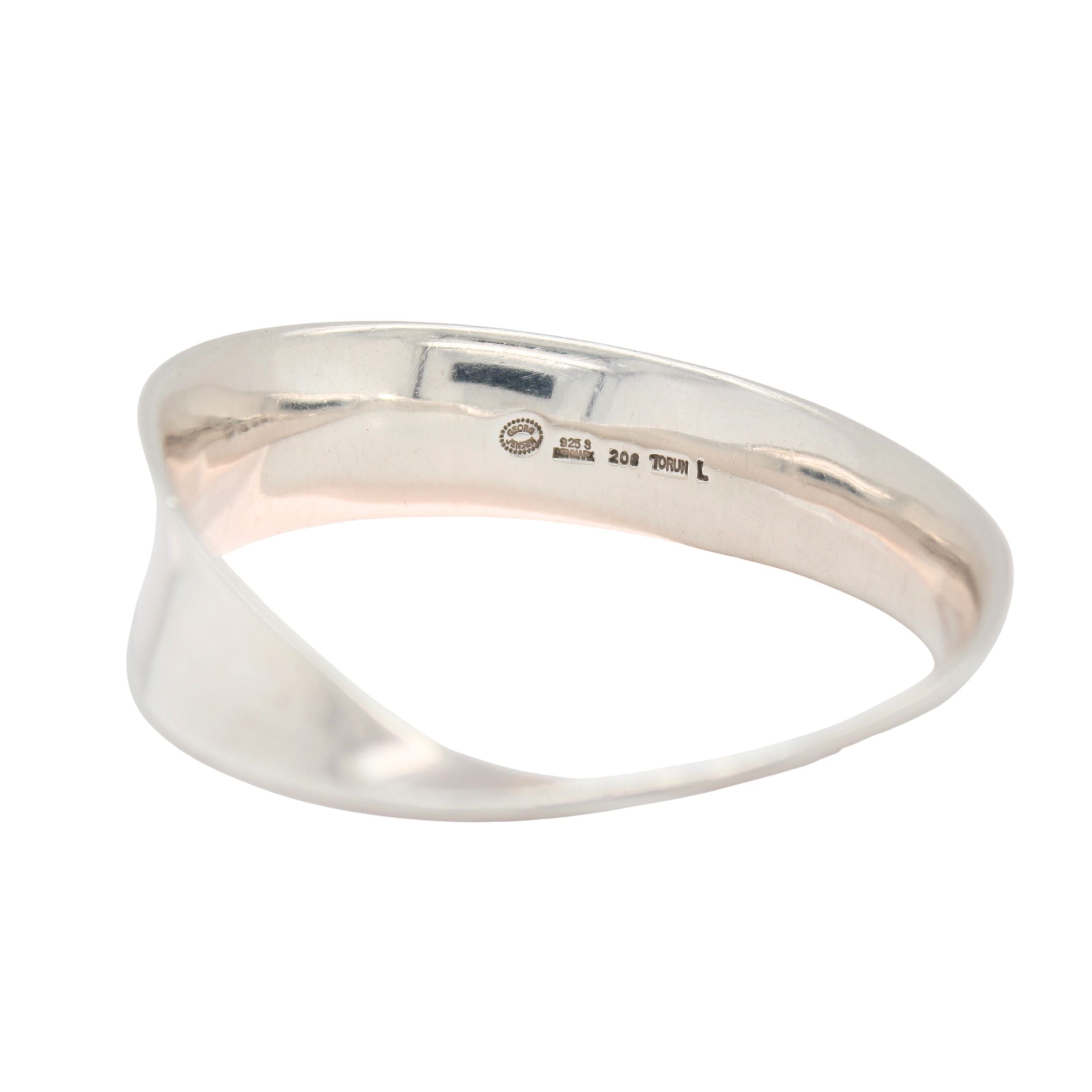 Georg Jensen Mobius Bangle-Charlotte Sayers Antique Jewellery