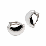 Georg Jensen Silver Earrings-Charlotte Sayers Antique Jewellery