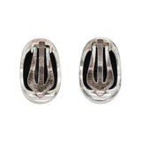 Georg Jensen Silver Earrings-Charlotte Sayers Antique Jewellery