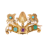 George III Acrostic Mourning Brooch-Charlotte Sayers Antique Jewellery