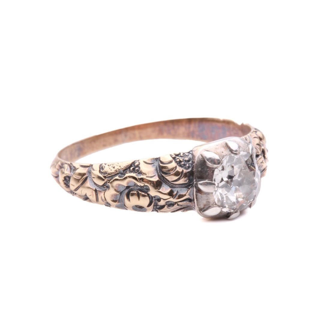 George III Diamond Ring-Charlotte Sayers Antique Jewellery