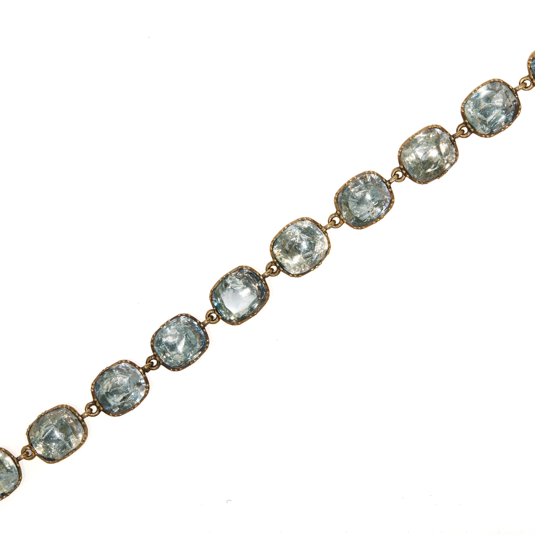 George III Rock Crystal Rivière & Bracelet-Charlotte Sayers Antique Jewellery