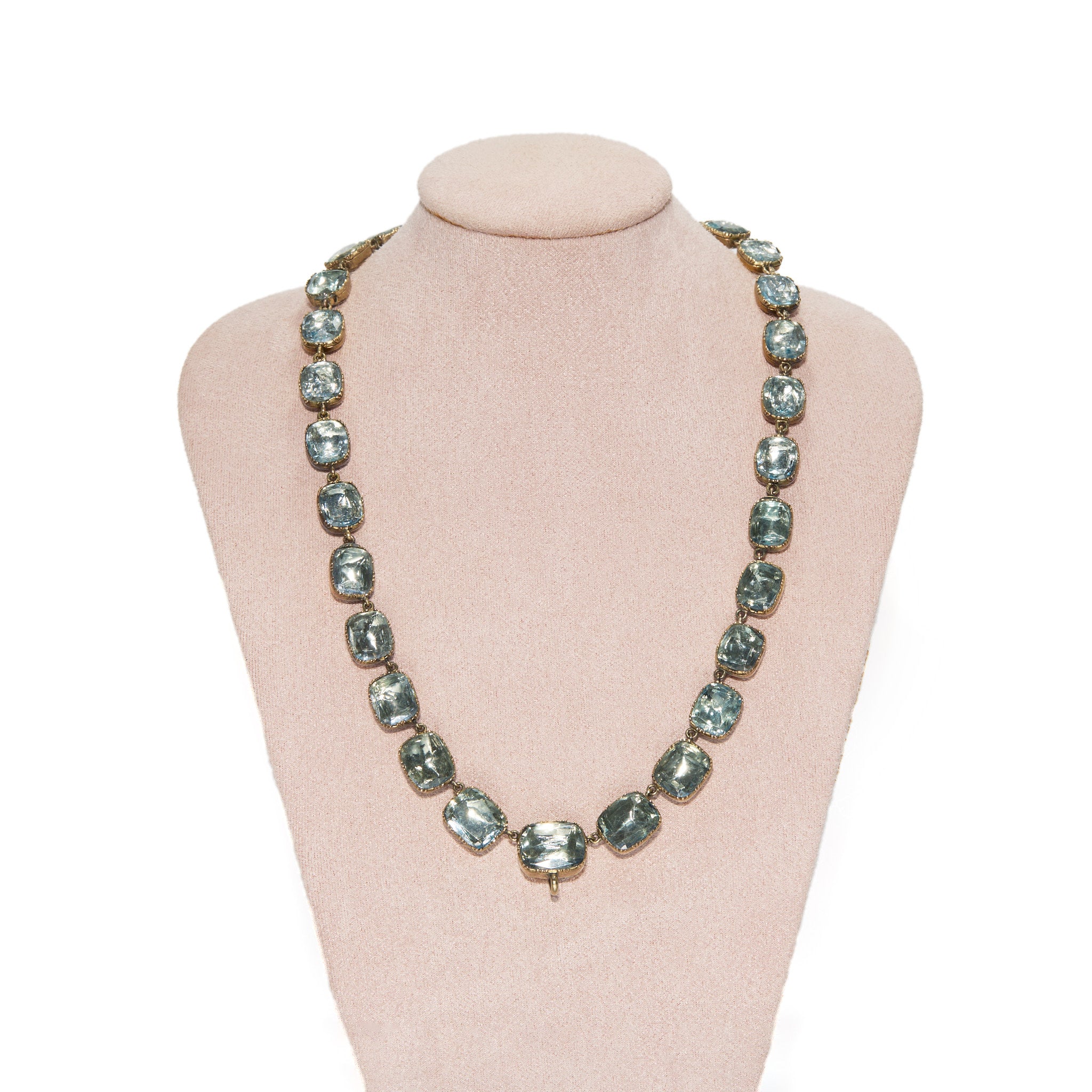 George III Rock Crystal Rivière & Bracelet-Charlotte Sayers Antique Jewellery