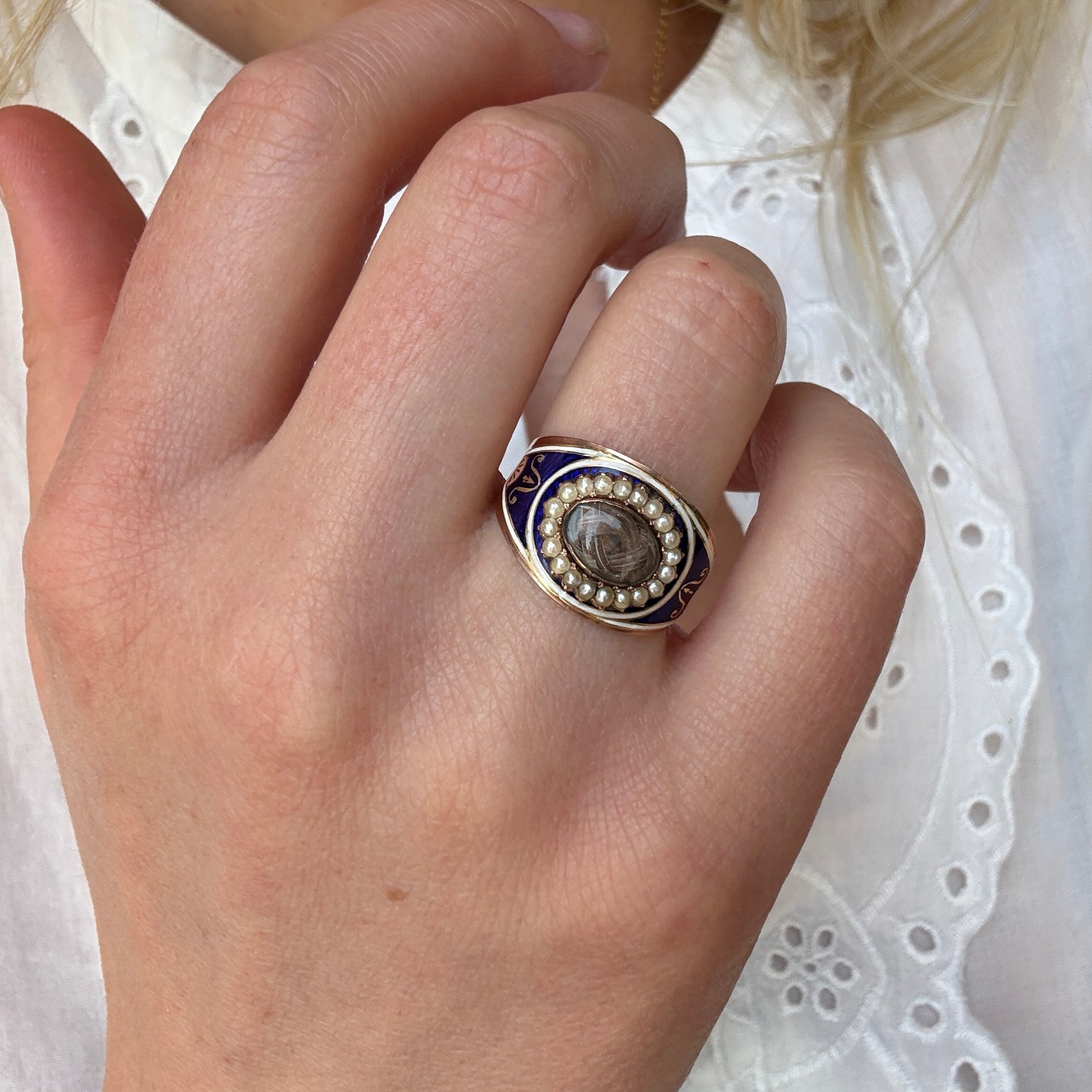 George IV Mourning Ring-Charlotte Sayers Antique Jewellery