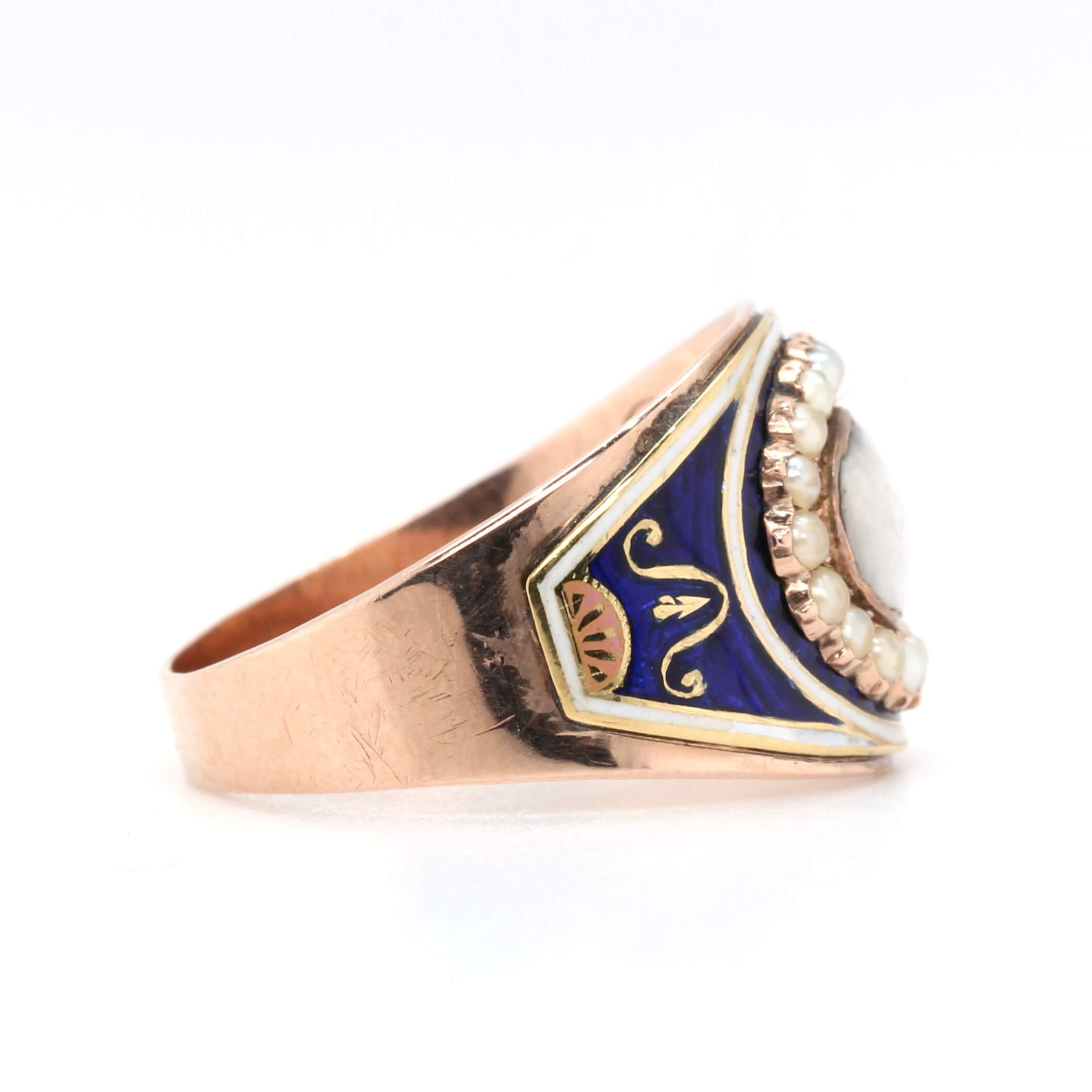 George IV Mourning Ring-Charlotte Sayers Antique Jewellery