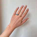 Georgian 7 Stone Turquoise Ring-Charlotte Sayers Antique Jewellery