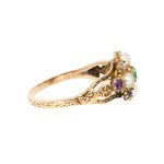 Georgian Acrostic 'Dearest' Ring-Charlotte Sayers Antique Jewellery