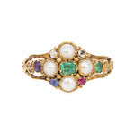 Georgian Acrostic 'Dearest' Ring-Charlotte Sayers Antique Jewellery