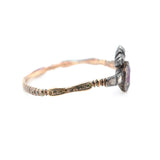 Georgian Amethyst Heart Ring-Charlotte Sayers Antique Jewellery