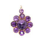 Georgian Amethyst Pendant-Charlotte Sayers Antique Jewellery