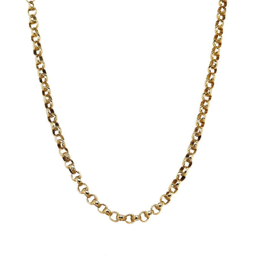 Georgian Belcher Link Gold Chain-Charlotte Sayers Antique Jewellery