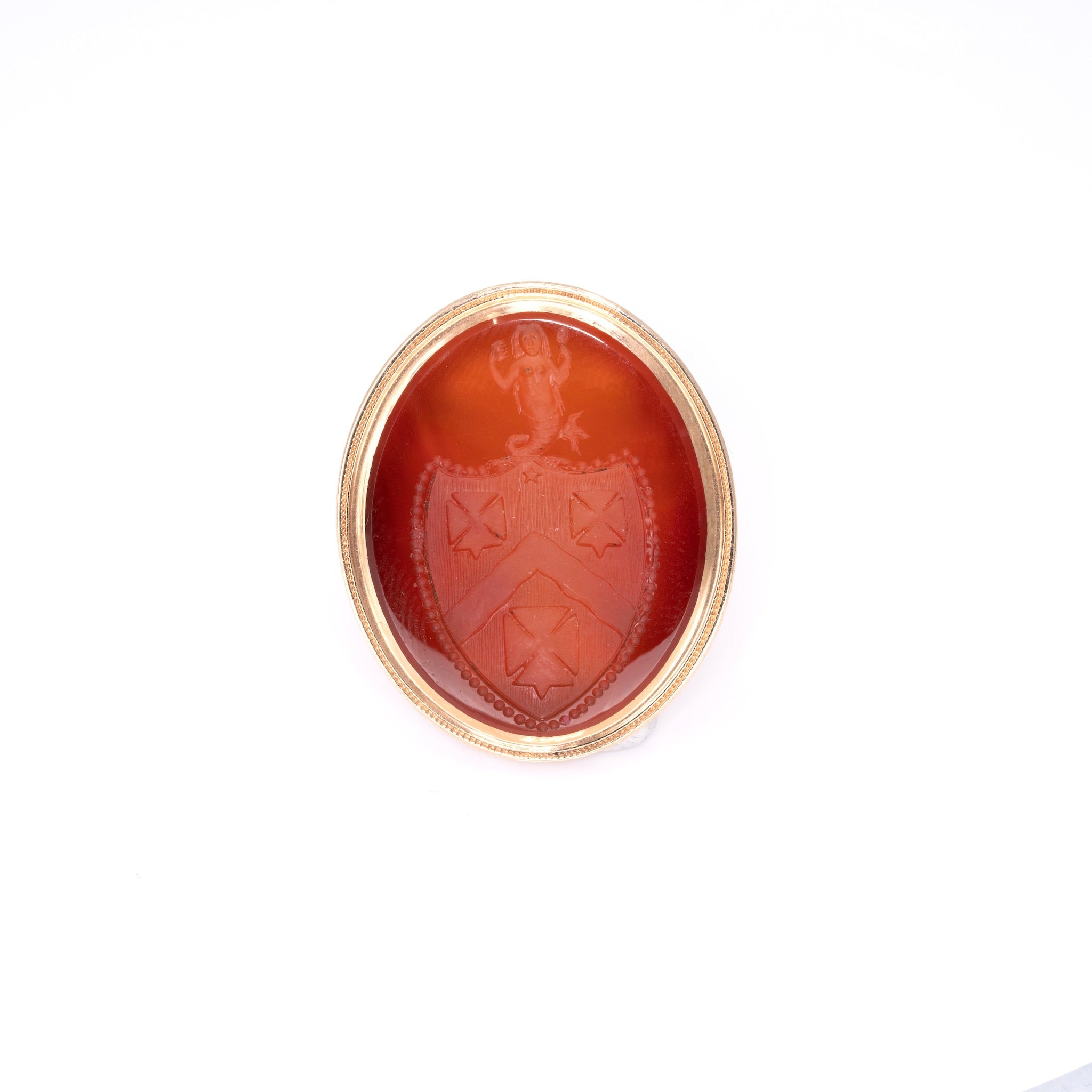 Georgian Carnelian Mermaid Seal-Charlotte Sayers Antique Jewellery