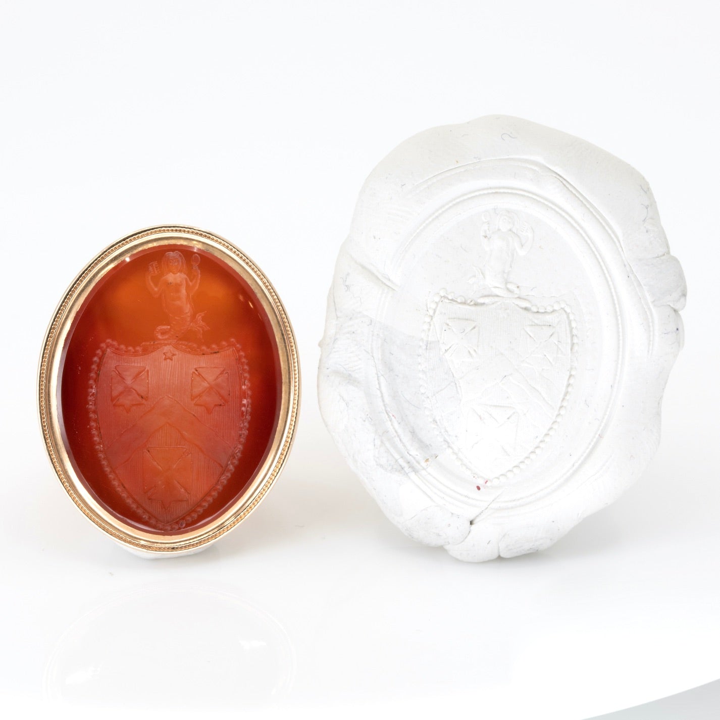 Georgian Carnelian Mermaid Seal-Charlotte Sayers Antique Jewellery