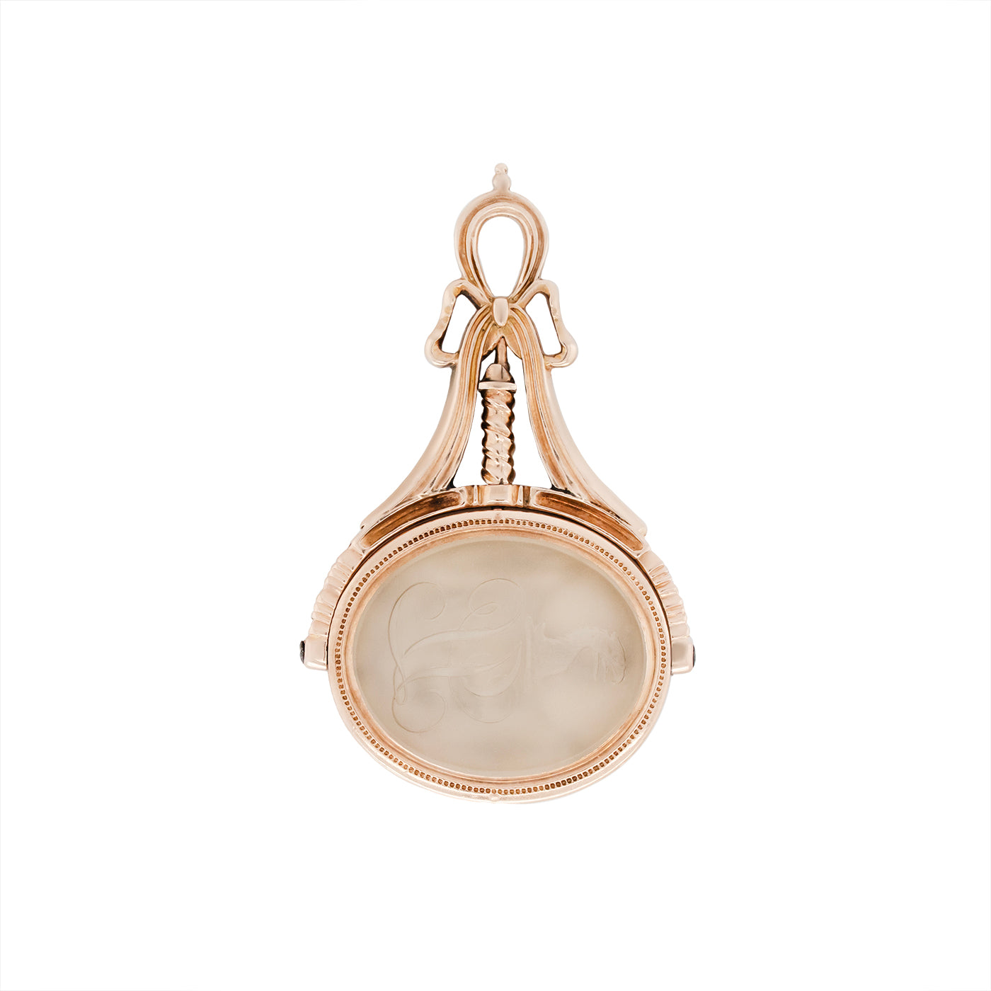 Georgian Chalcedony Swivel Seal-Charlotte Sayers Antique Jewellery
