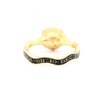 Georgian Citrine Mourning Ring-Charlotte Sayers Antique Jewellery