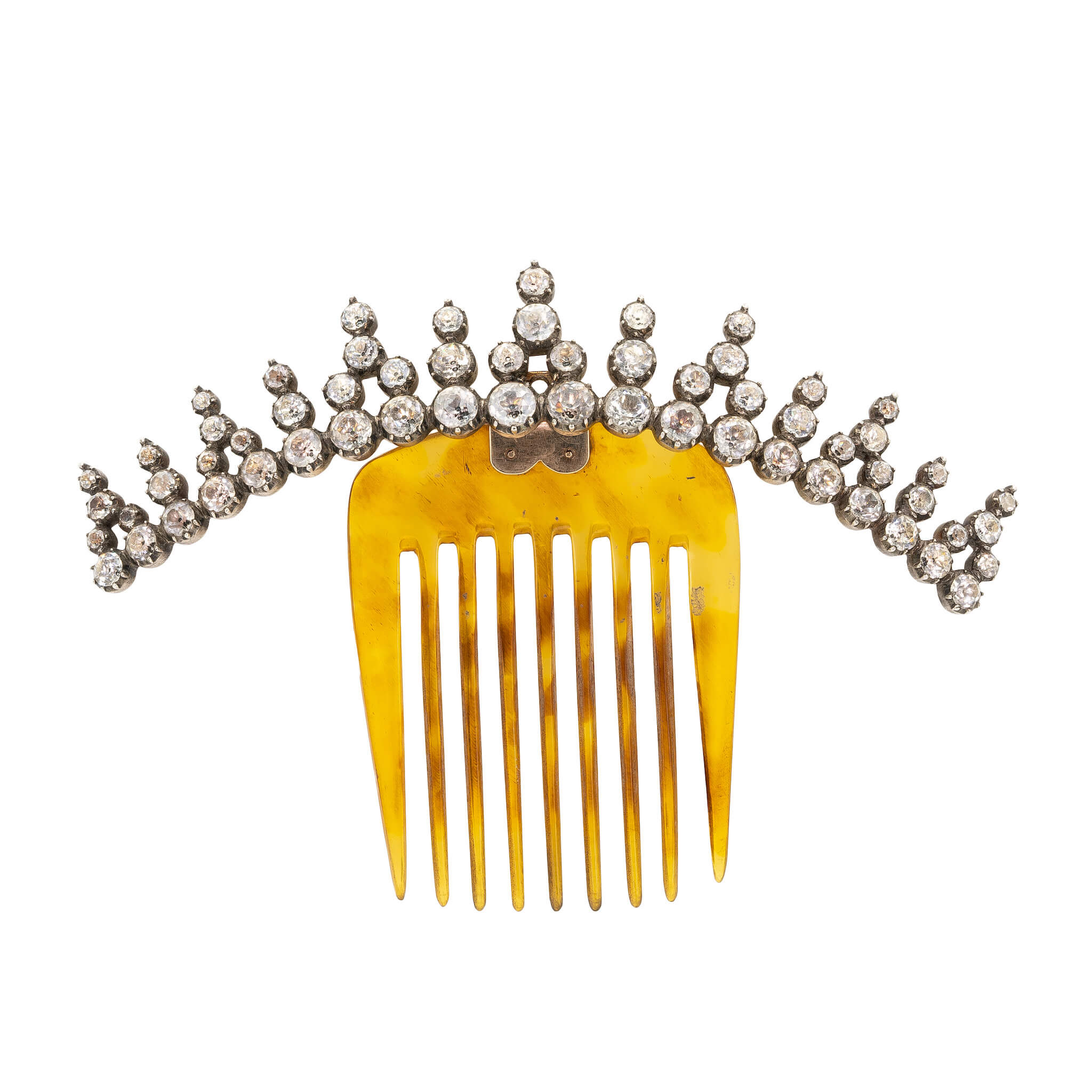 Georgian Comb Tiara-Charlotte Sayers Antique Jewellery