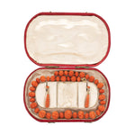 Georgian Coral Boxed Necklace-Charlotte Sayers Antique Jewellery