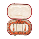 Georgian Coral Boxed Necklace-Charlotte Sayers Antique Jewellery