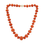 Georgian Coral Boxed Necklace-Charlotte Sayers Antique Jewellery