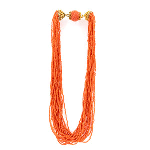 Georgian Coral Necklace-Charlotte Sayers Antique Jewellery
