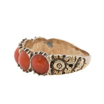 Georgian Coral Ring-Charlotte Sayers Antique Jewellery