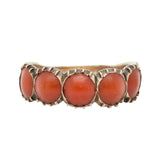 Georgian Coral Ring-Charlotte Sayers Antique Jewellery