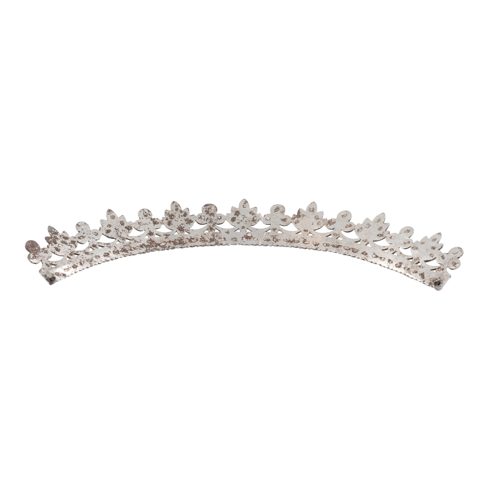 Georgian Cut Steel Tiara-Charlotte Sayers Antique Jewellery