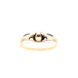 Georgian Diamond Basket Ring-Charlotte Sayers Antique Jewellery