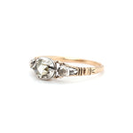 Georgian Diamond Basket Ring-Charlotte Sayers Antique Jewellery