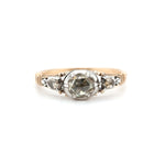 Georgian Diamond Basket Ring-Charlotte Sayers Antique Jewellery