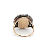 Georgian Diamond Button Ring-Charlotte Sayers Antique Jewellery