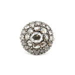 Georgian Diamond Button Ring-Charlotte Sayers Antique Jewellery