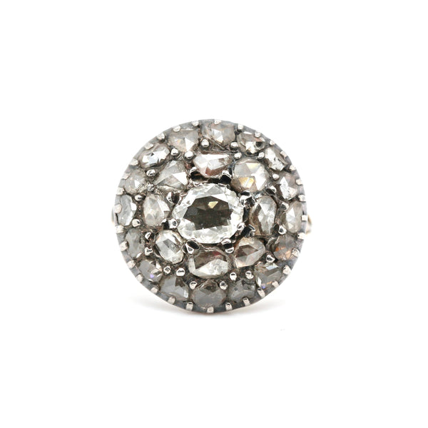 指輪・リング togo old button ring no.3 Georgian-Diamond-Button-Ring-