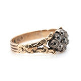 Georgian Diamond Cluster Ring-Charlotte Sayers Antique Jewellery