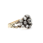 Georgian Diamond Cluster Ring-Charlotte Sayers Antique Jewellery