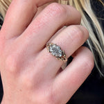 Georgian Diamond Cluster Ring-Charlotte Sayers Antique Jewellery